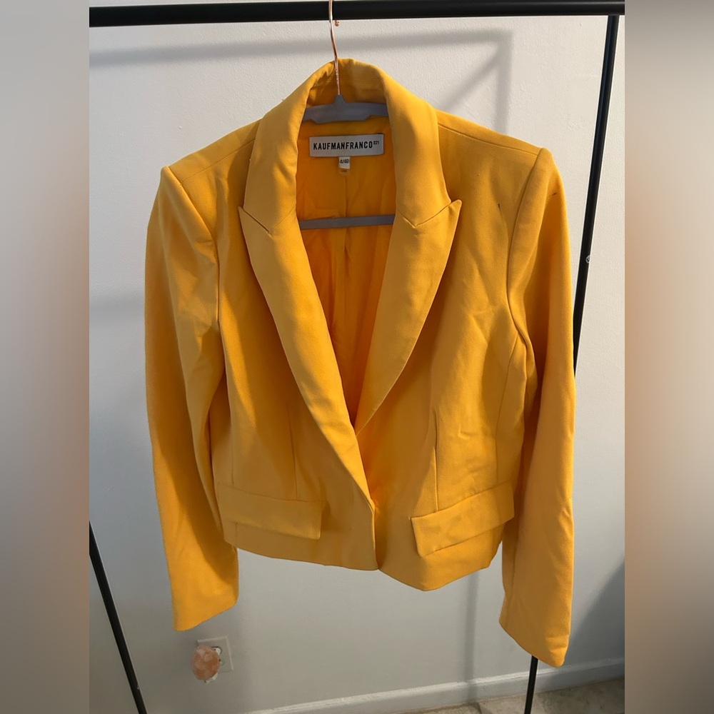 Kaufmanfranco Yellow Women's Blazer